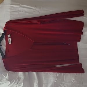 Chico's Travelers red jacket